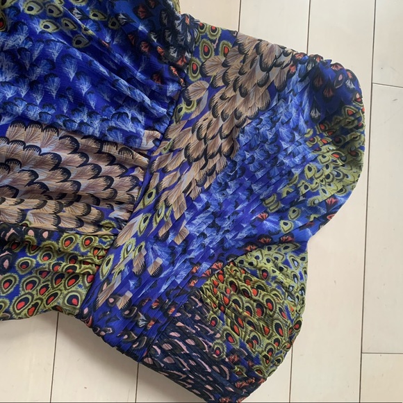 STRAPLESS HIGH LOW BOHO Silky Summer Dress Lined - Picture 5 of 8